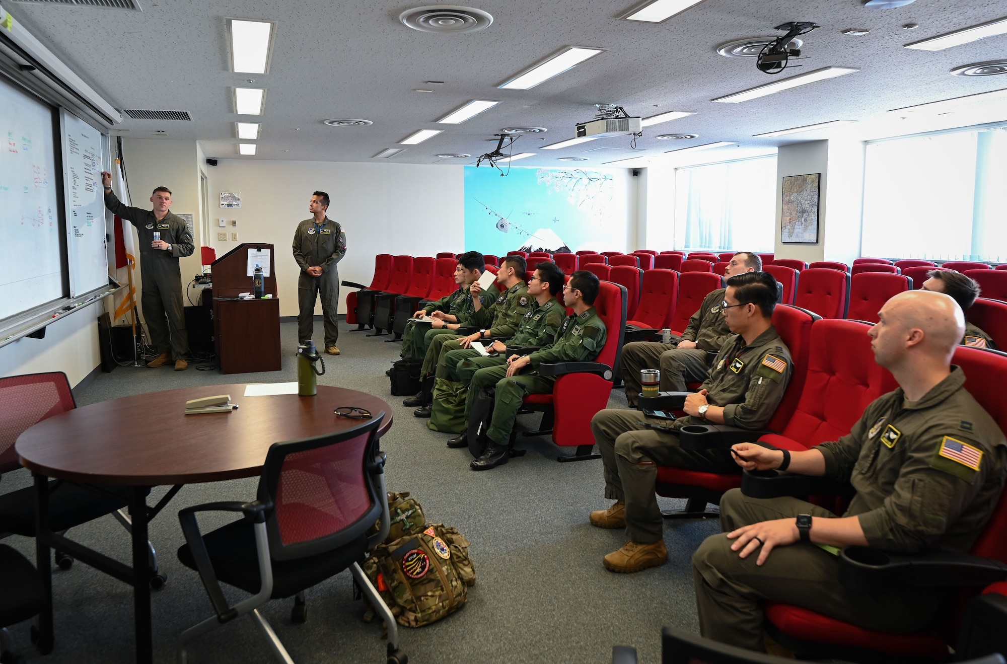 36 AS conducts operational a subject matter exchange with JASDF aircrew