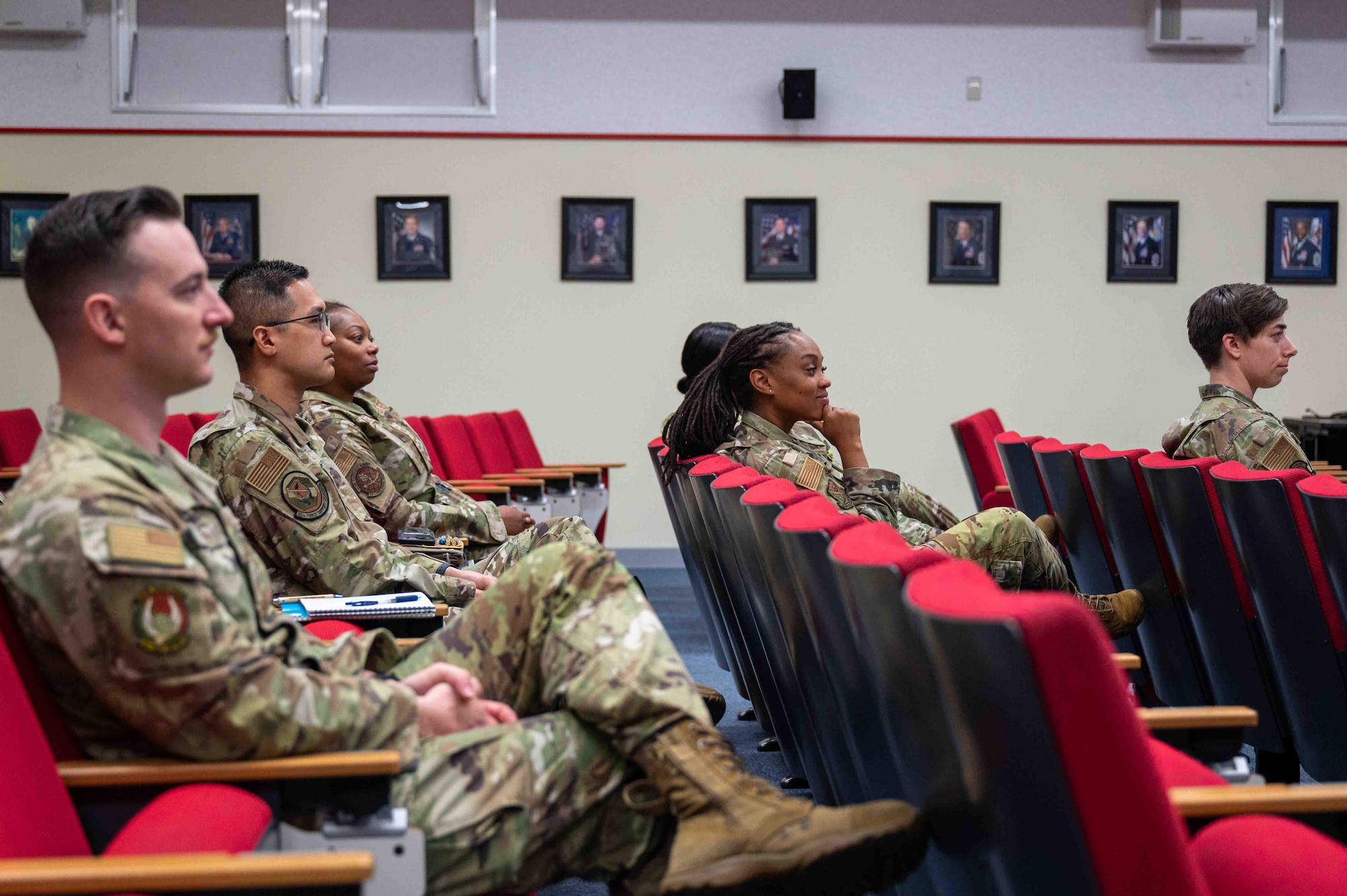 Service members participate in a training.