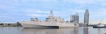 MOBILE, Ala – The future USS Pierre (LCS 38) departed Austal USA shipyard to conduct Acceptance Trials in Mobile, Alabama, June 2025. Acceptance Trials are the last significant milestone before delivery of the ship to the Navy later this year.