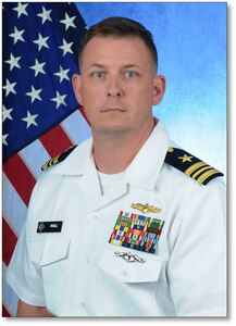 Lt. Cmdr. Jeremia “Jay” Hall, Officer in Charge, Navy Information Operations Detachment (NIOD), Groton, Conn.