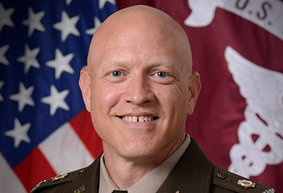 Colonel Christopher VanFosson is the new commander of the Ireland Army Health Clinic. VanFosson assumed command from Col. Scott M. Farley during a Change of Command Ceremony held at the General George Patton Museum of Leadership here at Fort Knox, June 18. Col. Scott M. Farley who will move on to serve as the deputy commander at the Womack Army Medical Center at Fort Bragg, N.C.