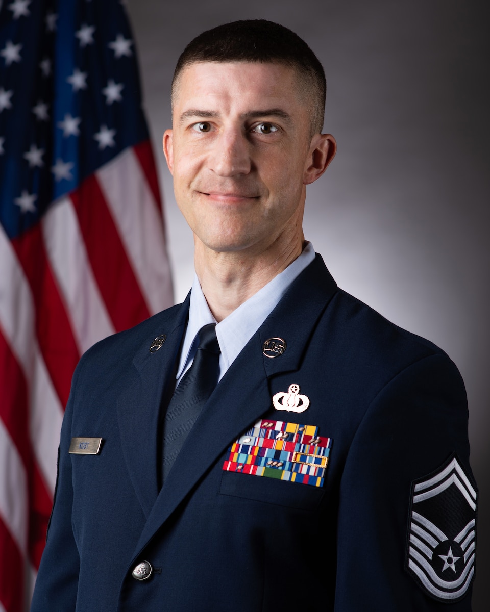 Senior Master Sgt Doug Kost Service Dress Photo