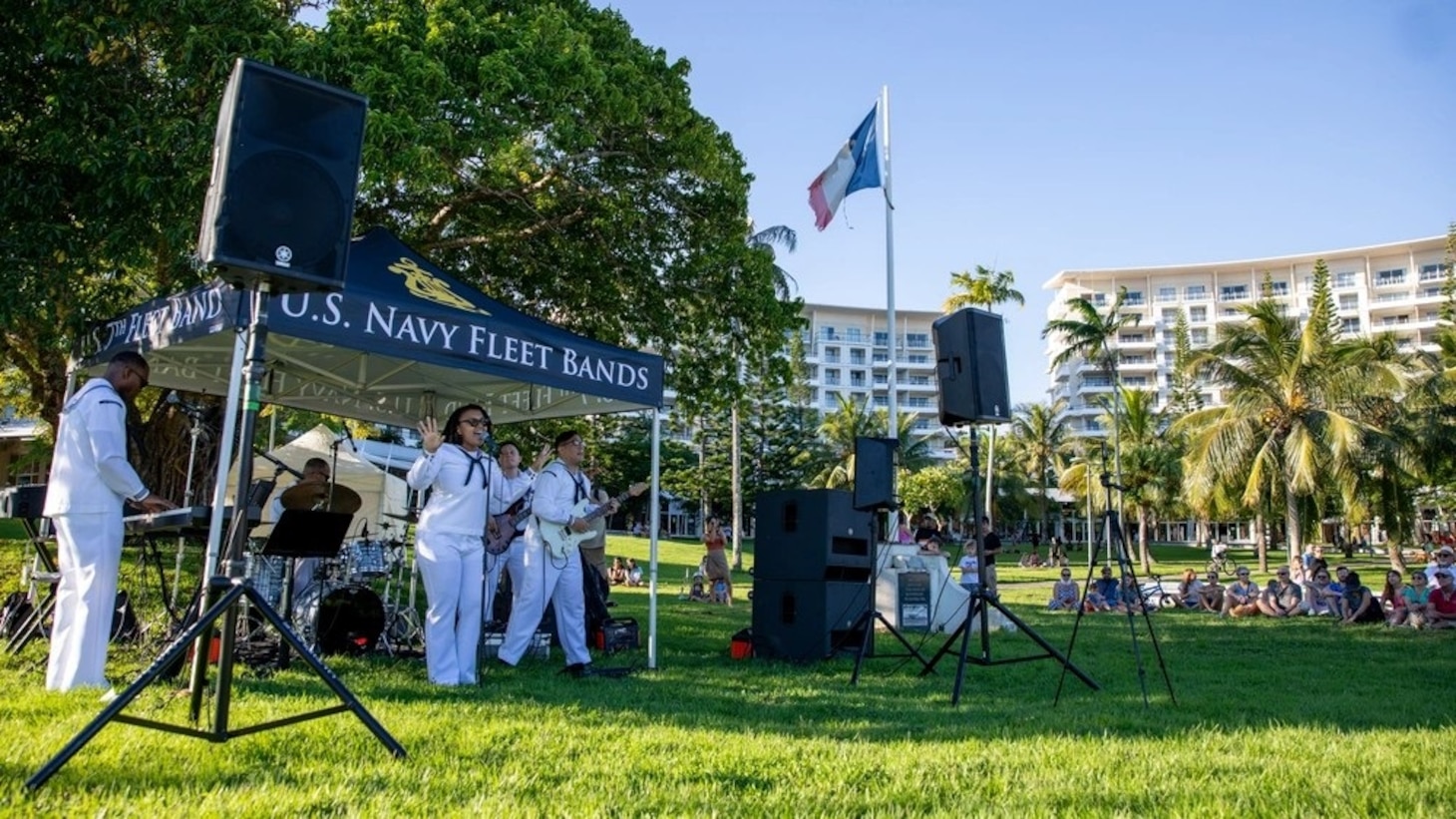 U.S. 7th Fleet Band Performs in Nouméa, New Caledonia