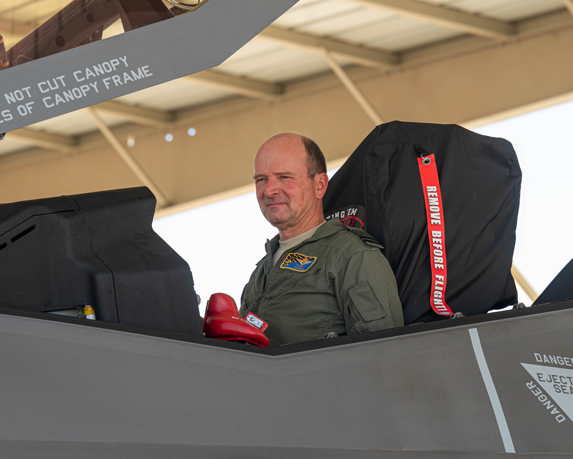 Belgian Chief of Defense Gen. Frederick Vansina, poses for a photo.