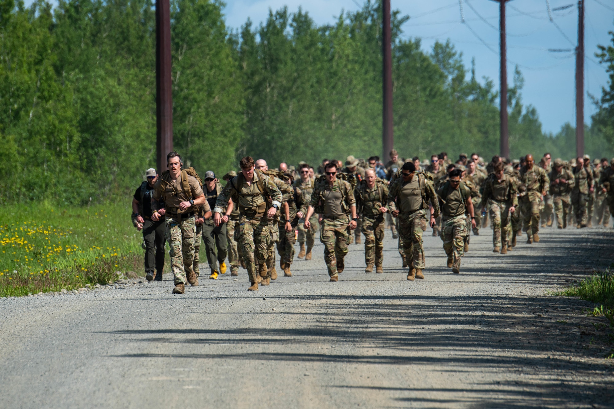 JBER service members participate in Norwegian Foot March