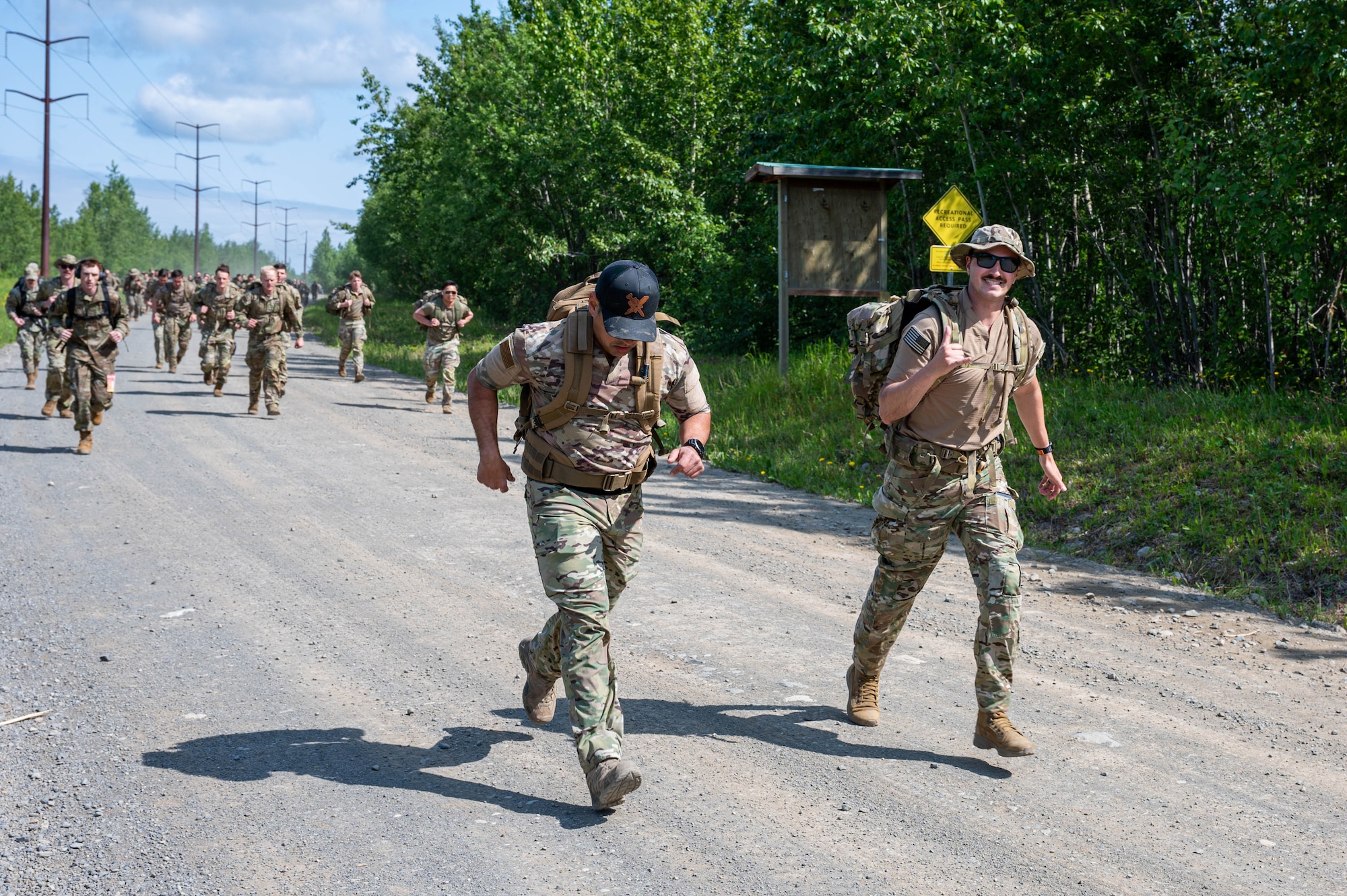 JBER service members participate in Norwegian Foot March