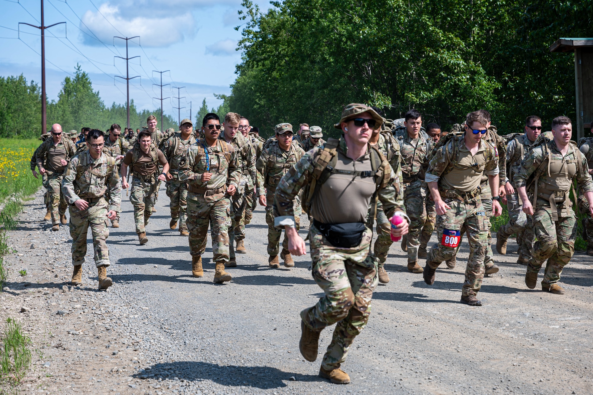 JBER service members participate in Norwegian Foot March