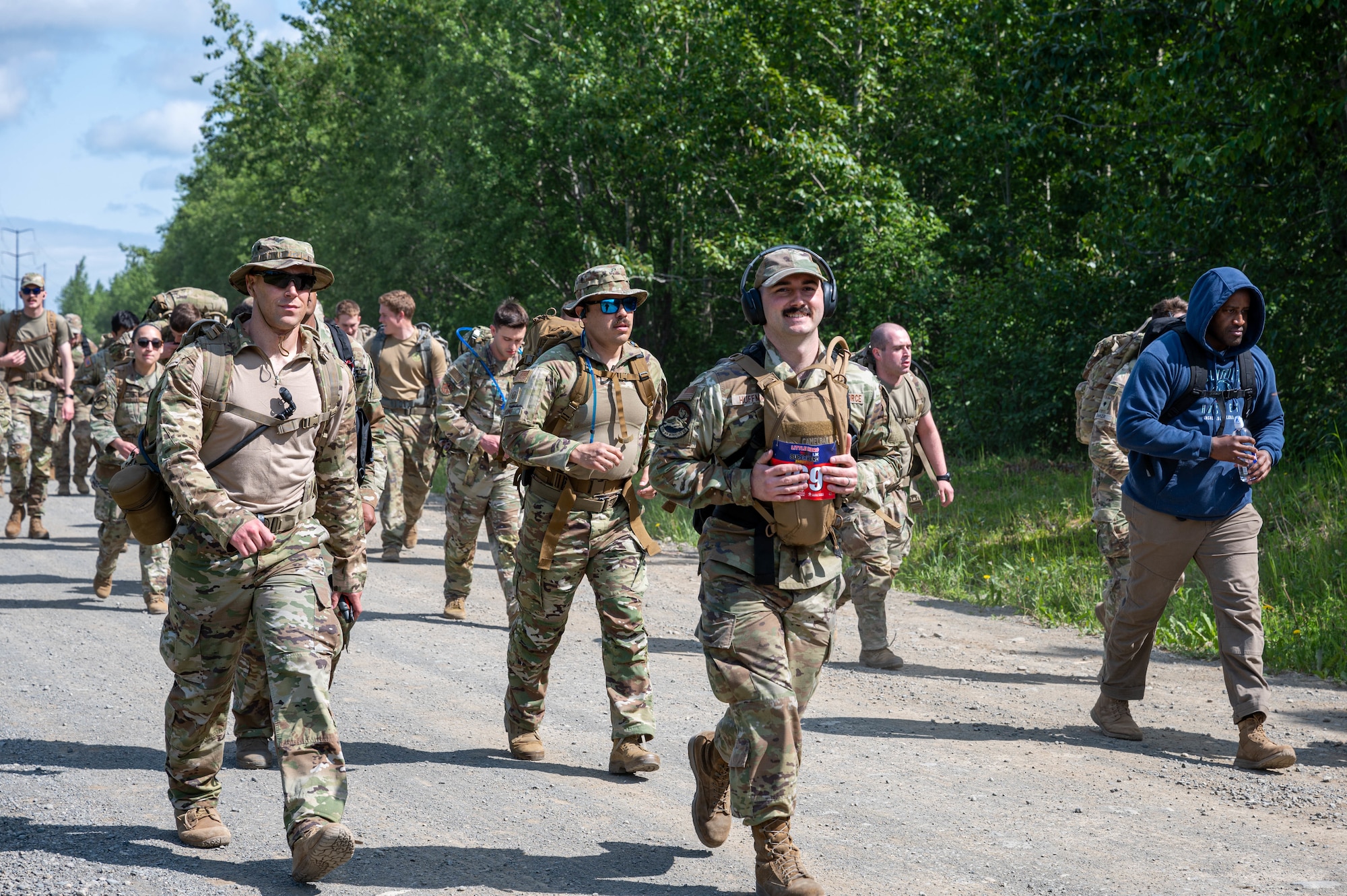 JBER service members participate in Norwegian Foot March