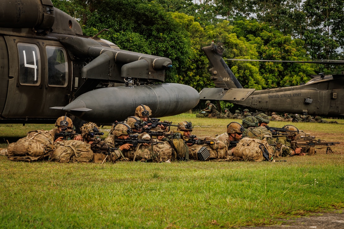 U.S. Army Soldiers from the Transformation in Contact enabled 2nd MBDE, 25th Infantry Division train alongside their Philippine 5th Infantry Division Partners in Operational Maneuver in Northern Luzon, Philippines, June 17, 2025.