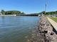 Water downstream of a dam