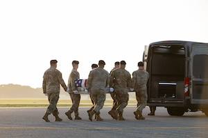 Army Sgt. 1st Class Emmett W. Goodridge Jr. honored in dignified transfer June 24