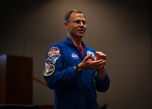 U.S. Space Force Guardian and NASA astronaut Col. Nick Hague, the first Guardian to launch into space, visited Vandenberg Space Force Base June 18, 2025.