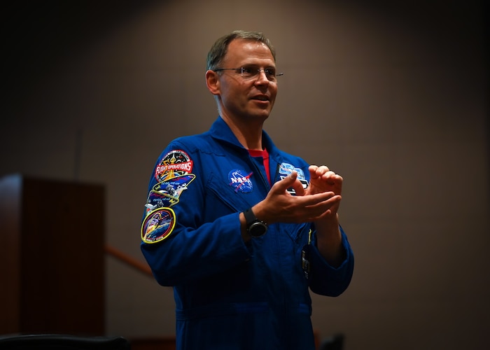 U.S. Space Force Guardian and NASA astronaut Col. Nick Hague, the first Guardian to launch into space, visited Vandenberg Space Force Base June 18, 2025.