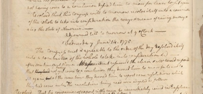 Resolution Creating the Continental Army