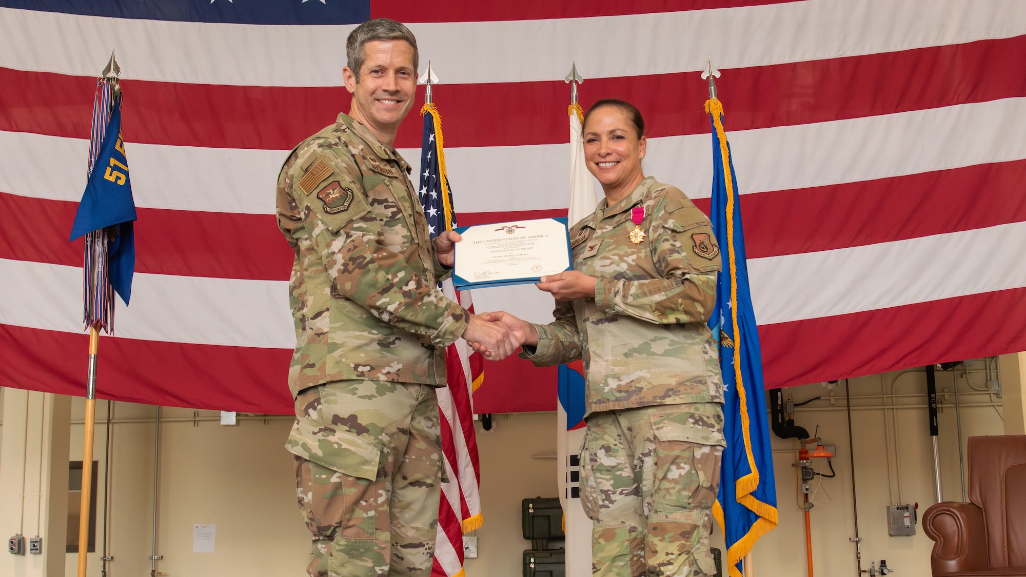 The 51st Medical Group hosts a Change of Command at Osan Air Base, Republic of Korea, June 24, 2025.