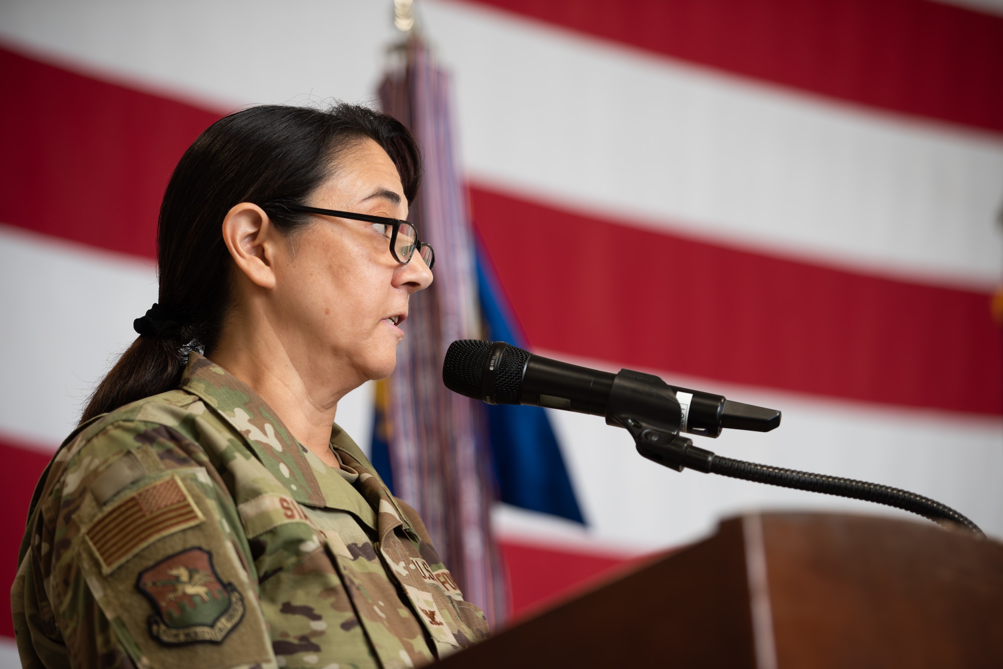The 51st Medical Group hosts a Change of Command at Osan Air Base, Republic of Korea, June 24, 2025.