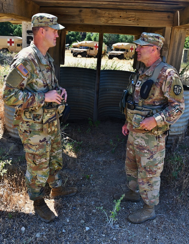 Army Reserve father and son serve together at Mojave Falcon 25