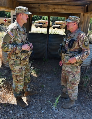 Army Reserve father and son serve together at Mojave Falcon 25