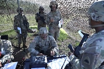 Soldiers with the 1946th Finance Company operate as a Financial Management Support Team during a training exercise at Fort Indiantown Gap, Pa., on June 4, 2025. Simulating disbursing operations in an austere environment is crucial training, as finance units can be assigned to support various types of units across the Army in a deployed setting. (U.S. Army photo by Spc. Carrol Hughes)