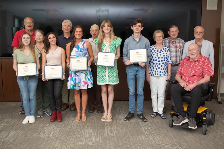 This year, the U.S. Army Engineer Research and Development Center (ERDC) Alumni Association presented scholarships to nine students for their leadership, dedication and academic excellence.