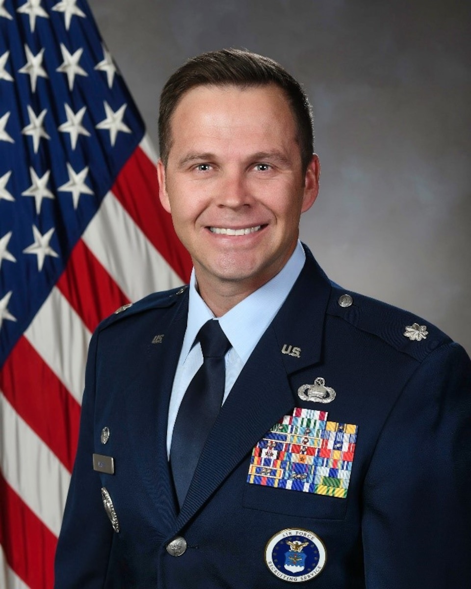Lt Col Jarod M. Ward is the Commander, 368th Recruiting Squadron, headquartered at Hill Air Force Base, Utah