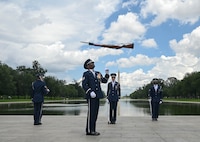 drill team performing