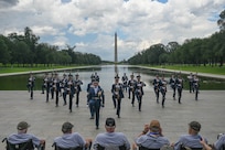 drill team performing
