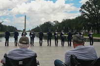 drill team performing