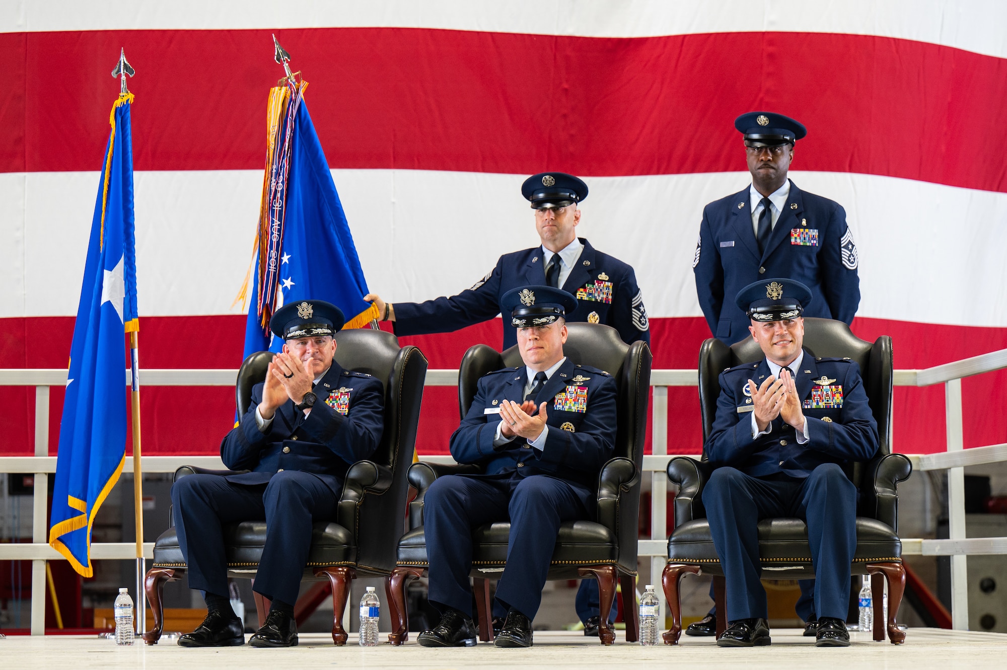 375th AMW Change of Command Ceremony