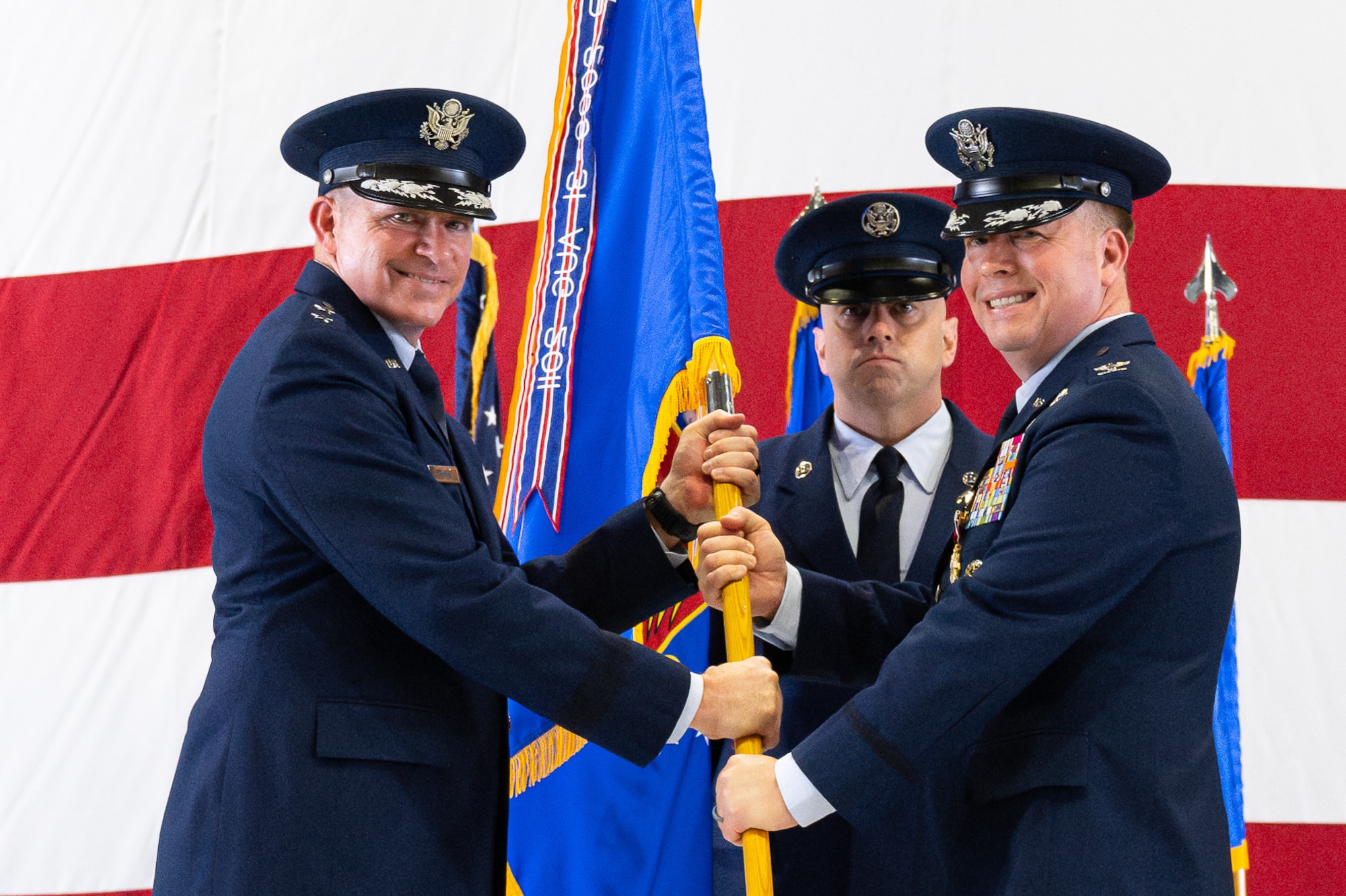375th AMW Change of Command Ceremony