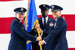 375th AMW Change of Command Ceremony