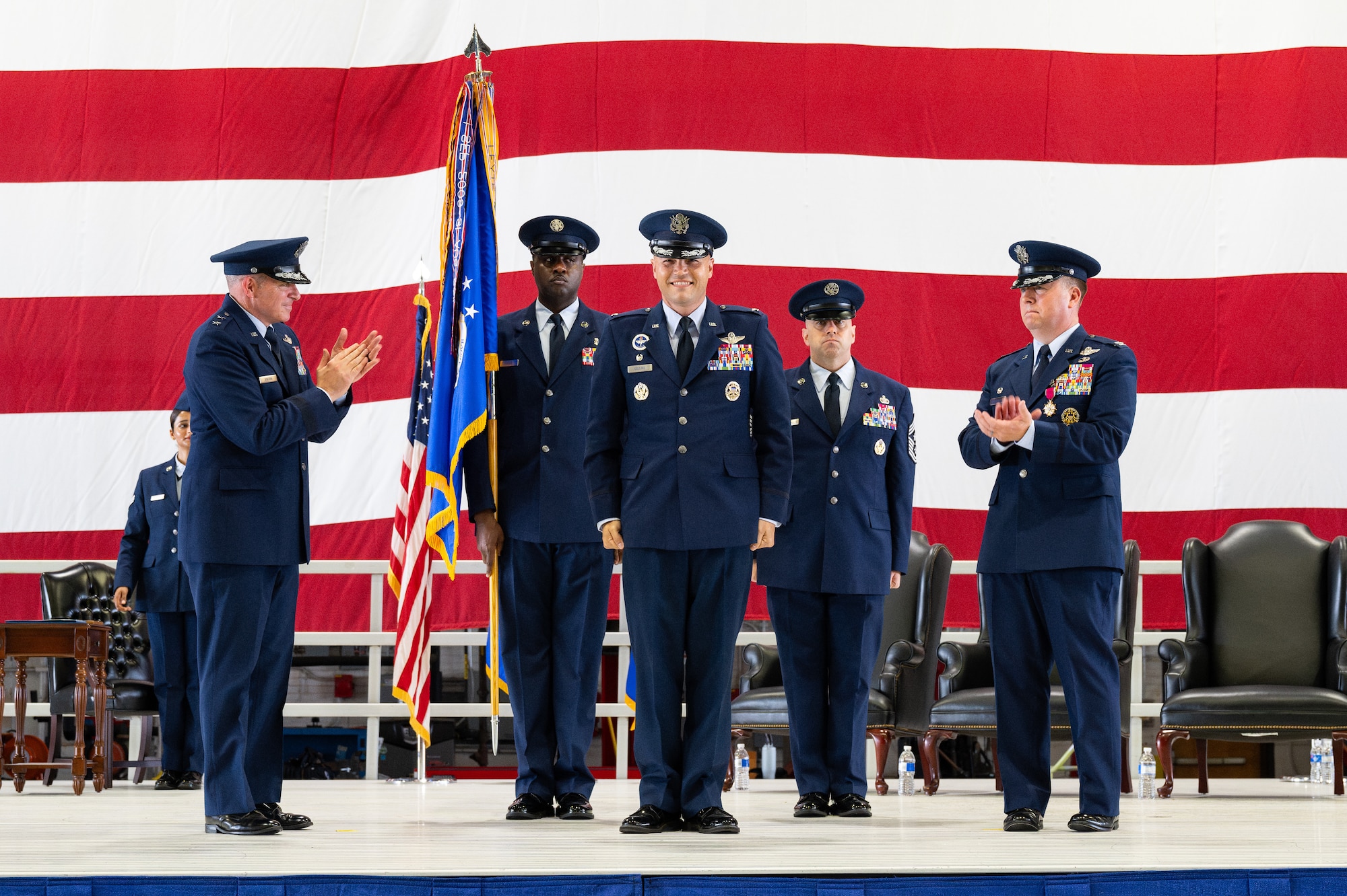 375th AMW Change of Command Ceremony