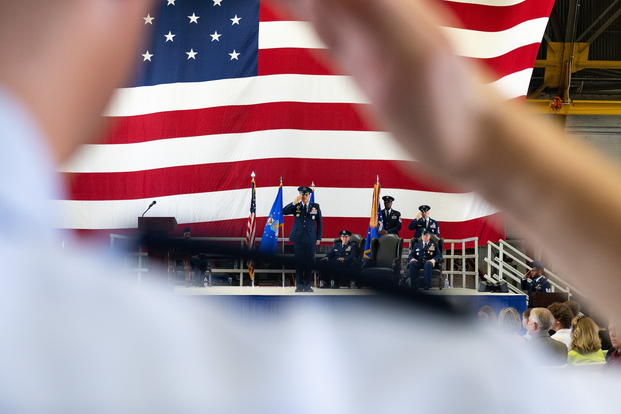 375th AMW Change of Command Ceremony