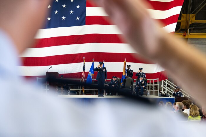 375th AMW Change of Command Ceremony