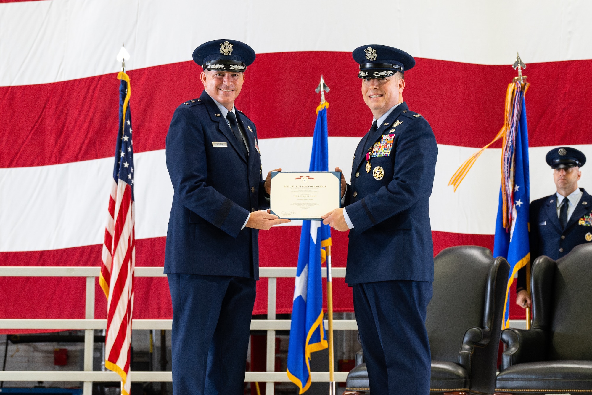 375th AMW Change of Command Ceremony