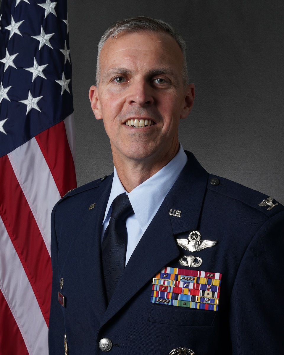 Col. Trevor T. Merrell, 432d Wing and 432d Air Expeditionary Wing commander, Creech Air Force Base, Nevada