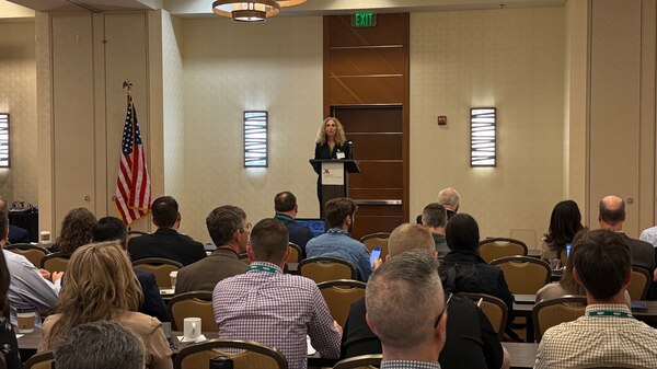 Mary Langfeldt, division chief of contracting for U.S. Army Corps of Engineers, Seattle District engage with industry partners during the Society of American Military Engineers (SAME) Northwest Posts Meet the Chiefs 2025 Regional Event on June 17, at the Seattle Airport Marriott. SAME bring together military and civilian professionals to strengthen partnerships, enhance resilience, and support the future of the engineering workforce. SAME is a trusted partner in this mission—bringing industry and government together to support readiness, resilience, and technical excellence. SAME members provide insights, innovation, and expertise that strengthen the district’s capacity to deliver on time and on budget.