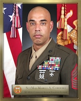 Sergeant Major Marco A. Cordero Command Board Photo