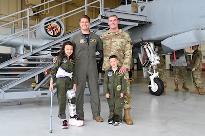 Maryland Air Guard Provides Pilot Experience for Children Fighting Cancer