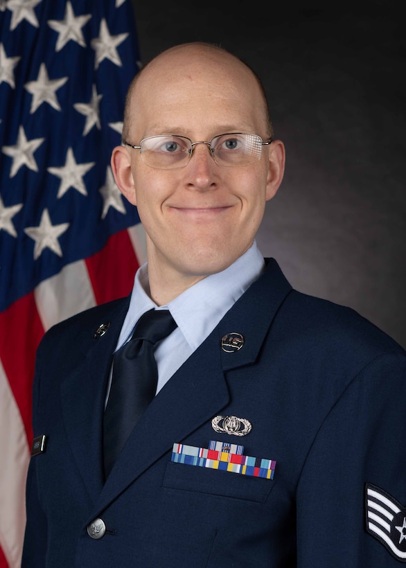 Staff Sergeant Colby Parker Service Dress Photo
