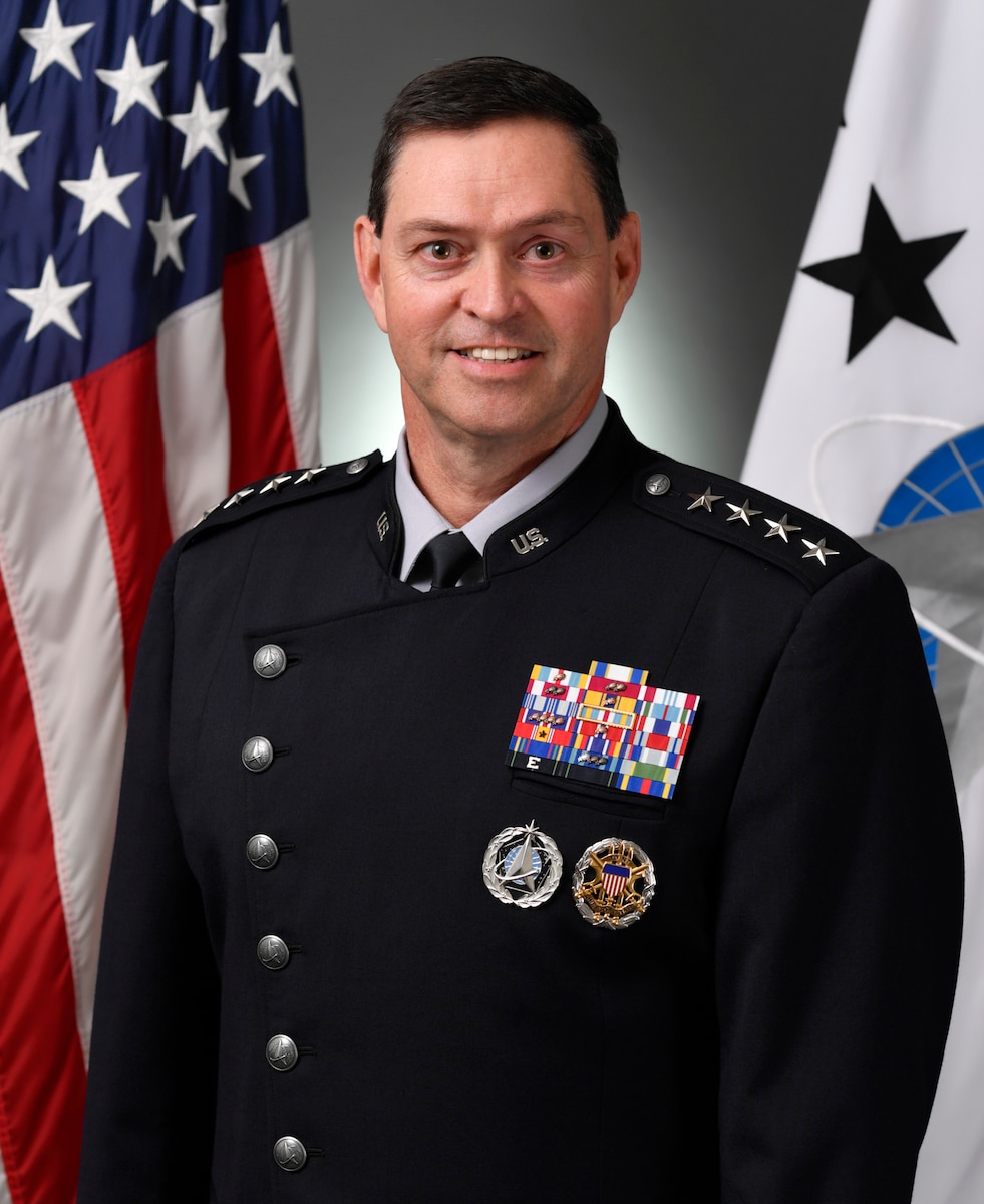 CSO Gen. Chance Saltzman poses for a photo