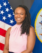 210625-N-FB730-1009 CAMP LEJEUNE (June 6, 2025) Dr. Andrea Karsten poses for an official residency portrait on June 21, 2024. The Combined Military-Civilian Psychiatry Residency Program is a partnership between NMCCL and NOVANT Health that puts medical residents through four years of clinical training in psychiatry.