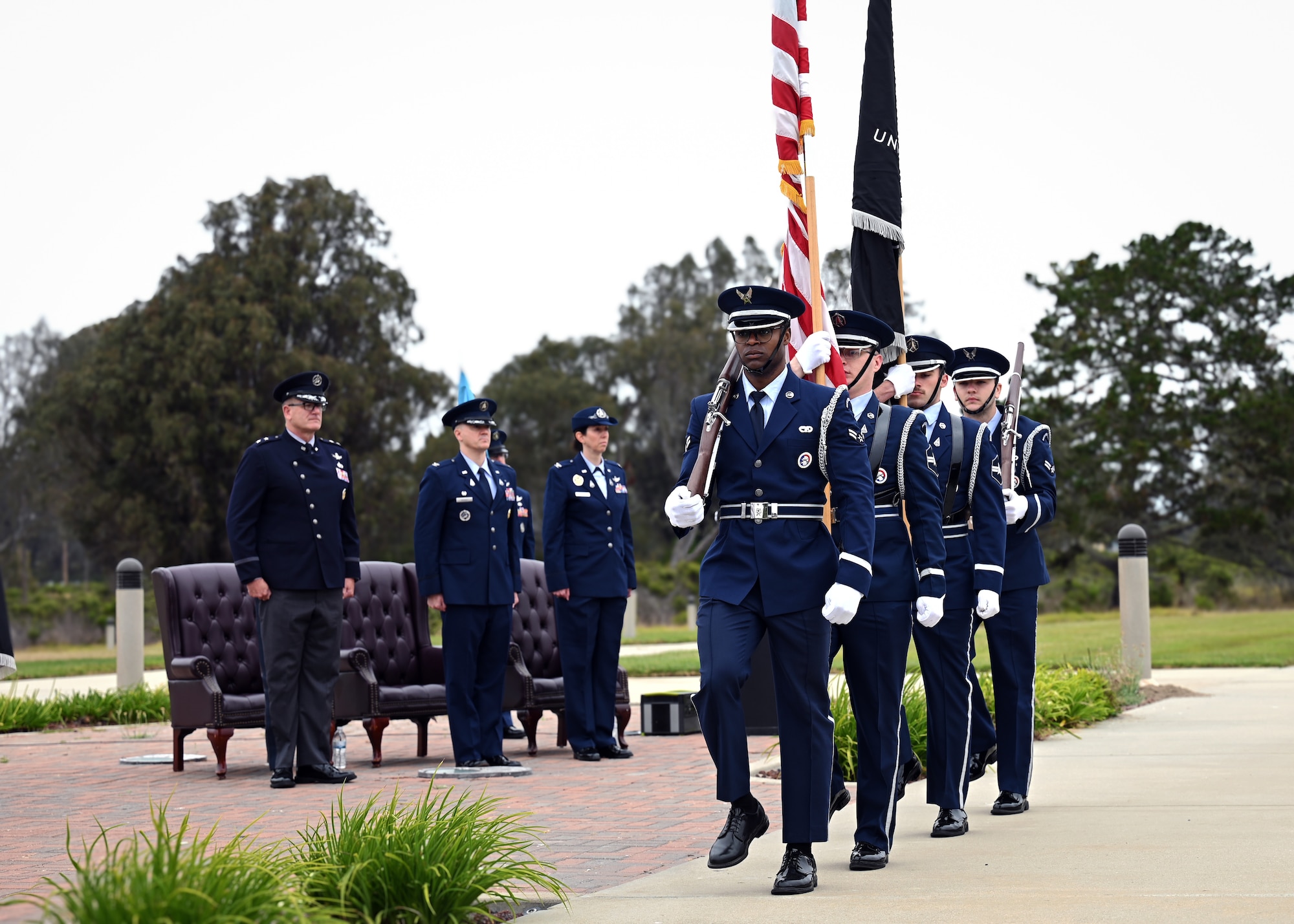 The Space Delta 1 Change of command ceremony marked the official transition of command from U.S. Space Force Col. Peter “Charlie” Norsky to U.S. Space Force Col. Krista N. St. Romain.