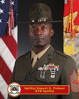 Sergeant Major Rupert K. Palmer, Sergeant Major, Recruit Training Regiment, Marine Corps Recruit Depot, San Diego, CA