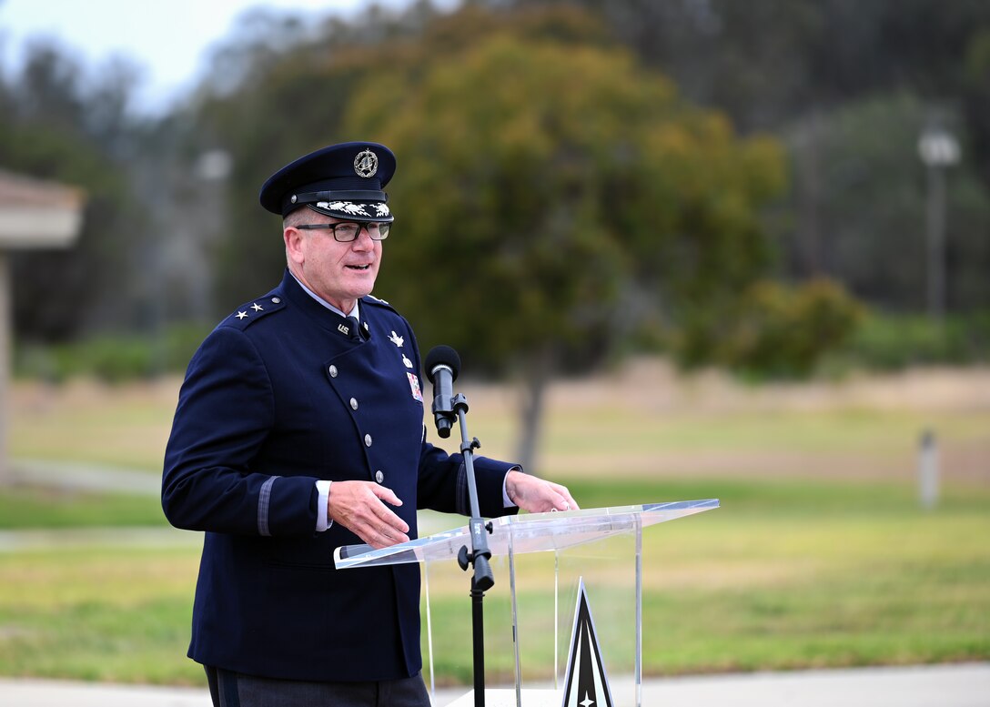 The Space Delta 1 Change of command ceremony marked the official transition of command from U.S. Space Force Col. Peter “Charlie” Norsky to U.S. Space Force Col. Krista N. St. Romain.