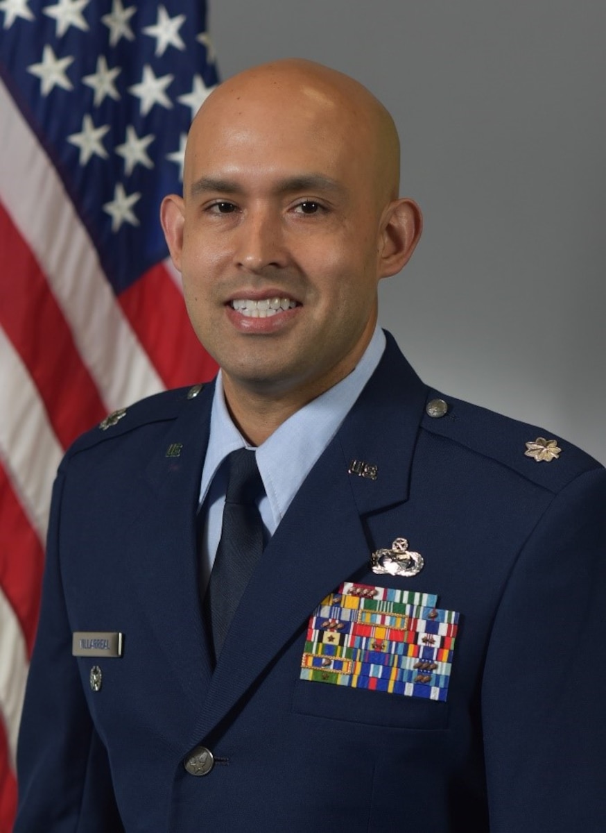 Official biography photo for Lt. Col. Villarreal.