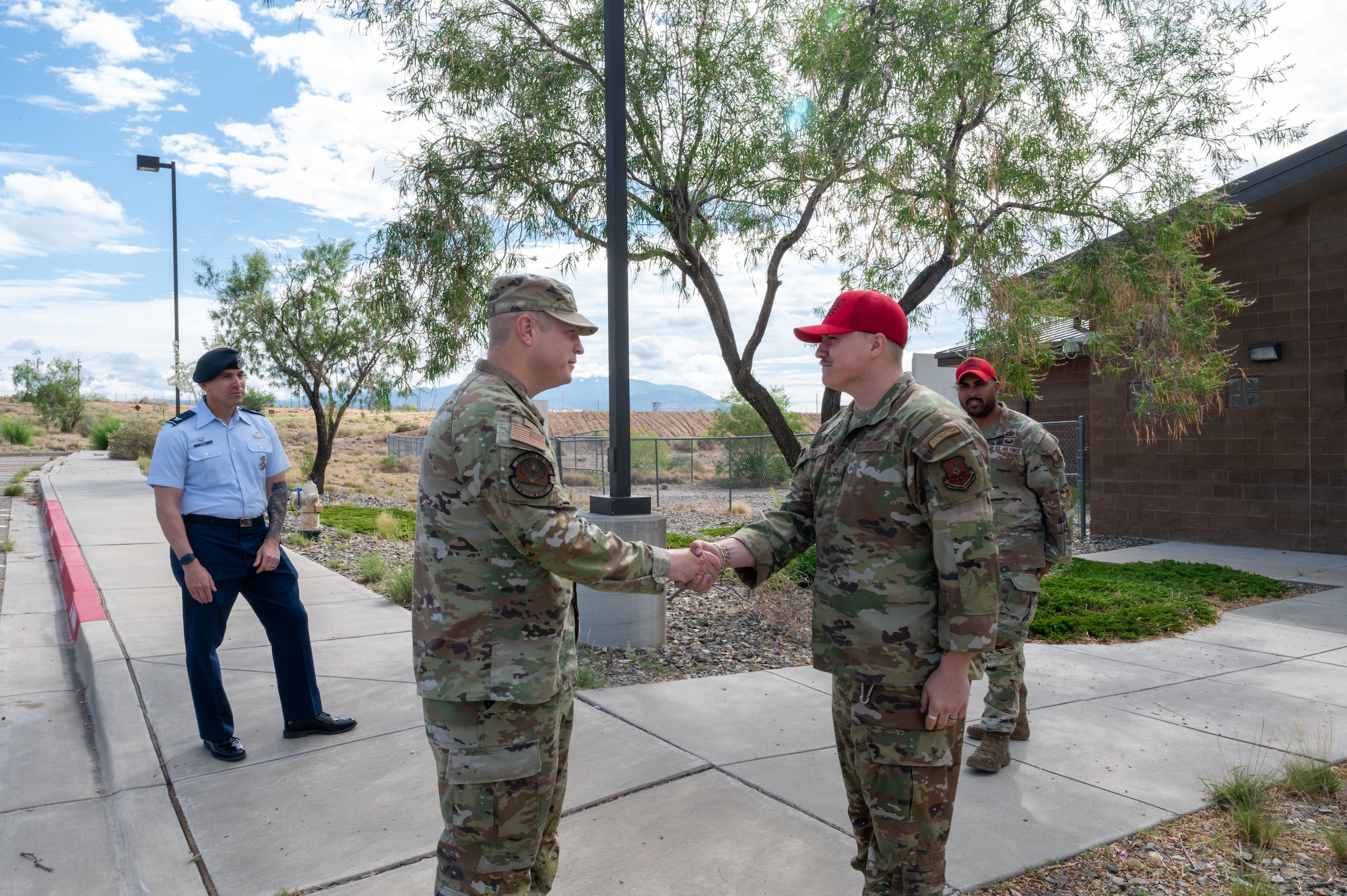 Colonel coins an Airman