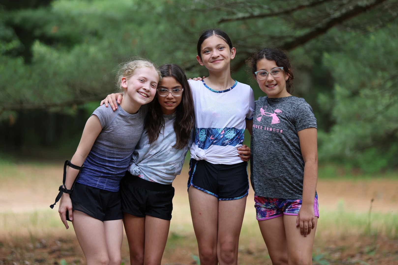 Children of Wisconsin military members enjoy comradery with their peers June 20, 2025, during the Wisconsin National Guard’s Badger Youth Camp at Camp Lakota near Wautoma, Wisconsin. The annual event, coordinated by the Wisconsin National Guard’s Child and Youth Services office, provided attending military youth a four-day experience designed to foster leadership, teamwork and resilience. (U.S. National Guard photo by Staff Sgt. Olivia Sherman)
