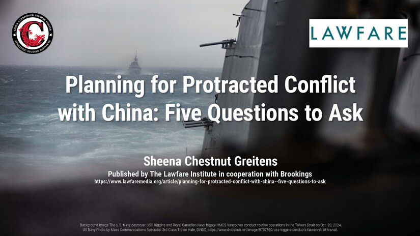 Slide for Planning for Protracted Conflict with China: Five Questions to Ask