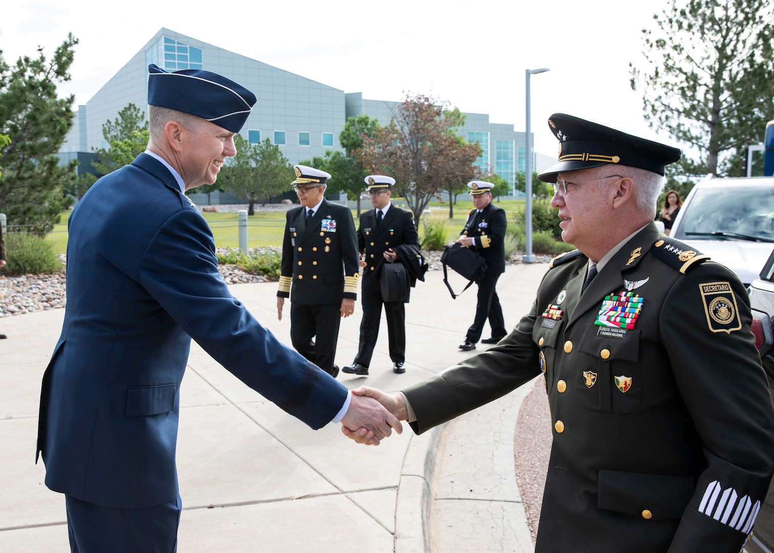 The Secretary of National Defense of Mexico and the Secretary of the Navy of Mexico visit U.S. Northern Command.